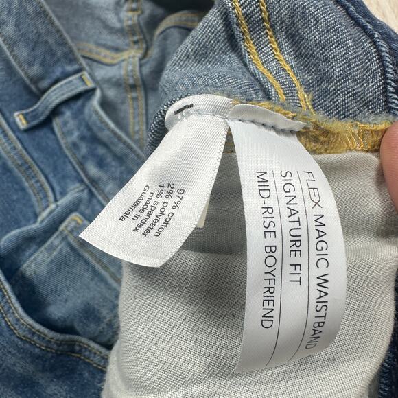 Lane Bryant Flex Magic Waistband Signature Fit Mid Rise Boyfriend Jeans Plus 22 - Picture 10 of 15